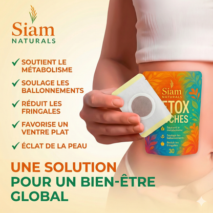 Patchs Détox Siam Naturals™ : Ventre Plat & Nuits Réparatrices
